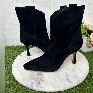 Sam Edelman Black Heeled Boots